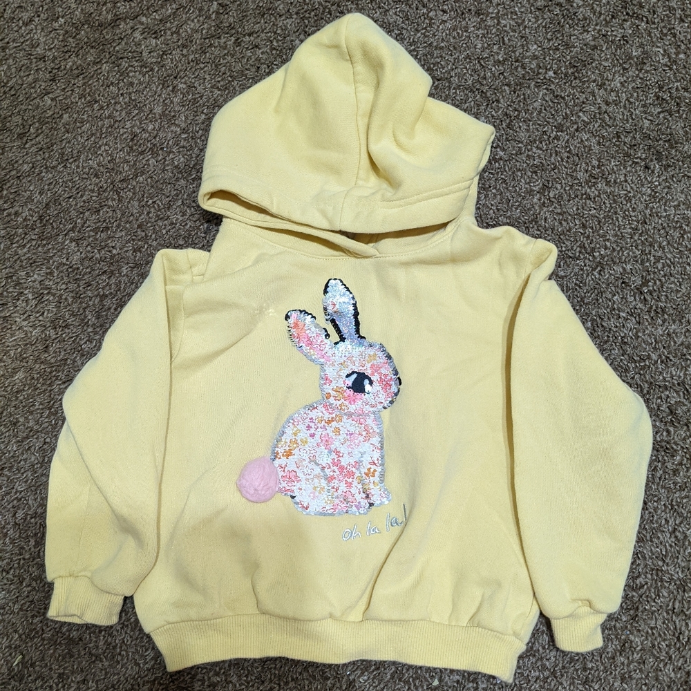 H&M flip sequin hoodie